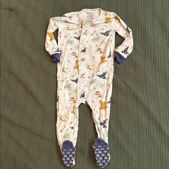 Magnetic Me Magic Modal Footie Pajamas, 9-12m - Picture 1 of 7